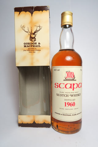 Scapa Highland Single Malt Whisky -	Distilled 1960 (40%, 75cl)