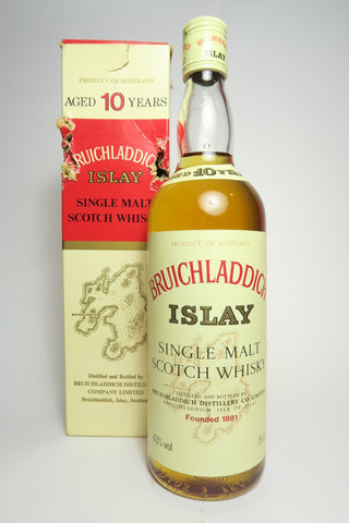 Bruichladdich 10YO Islay Single Malt Scotch Whisky - c. 1980 (40%, 75cl)