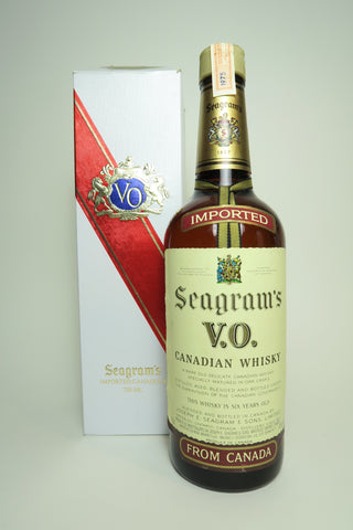 Seagram's V.O. 6YO Blended Canadian Whisky - Distilled 1975 (40%, 75cl)