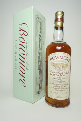 Bowmore 21YO Islay Single Malt Scotch Whisky - Distilled 1971 / Bottled 1992 (43%, 70cl)