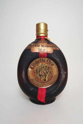 Buton 7YO Vecchio Romagno Etichetta Oro Italian Brandy - 1970s (40%, 70cl)