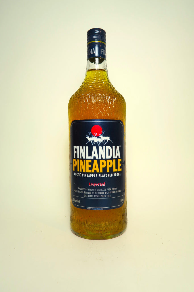 Finlandia Pineapple Vodka - 1980s – 100cl) Company Spirits (40%, Old