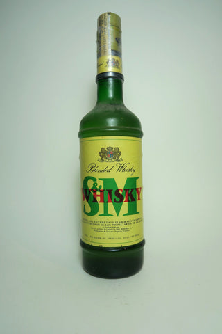 Crianza S&M Blended Spanish Whisky - 1970s (42%, 73.5cl)