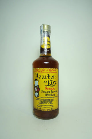 Bourbon de Luxe 4YO Kentucky Straight Bourbon Whiskey - 1980s (40%, 70cl)