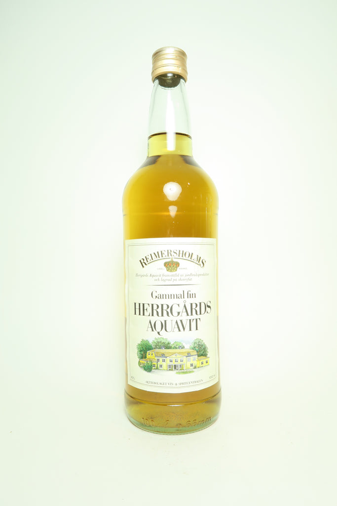 Reimerscholms Gammal Fin Herregårds Aquavit - 1980s (43%, 100cl)