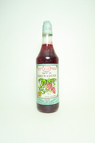 Sirop de Grenadine Exigez la Marque  	- 1970s (ABV not stated, 70cl)