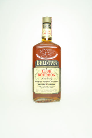 Bellows 4YO Club Kentucky Straight Bourbon Whiskey - 1960s (43%, 75.7cl)