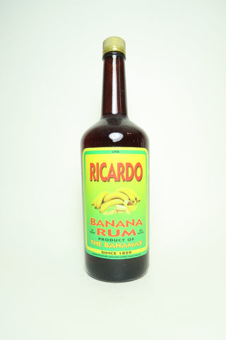 Todhunter-Mitchell Ricardo Bahamanian Banana Rum - 1980s (30%, 100cl)