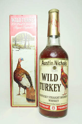 Austin Nichols' Wild Turkey 8YO Kentucky Straight Bourbon Whiskey - Distilled 1975 / Bottled 1983 (50.5%, 75cl)