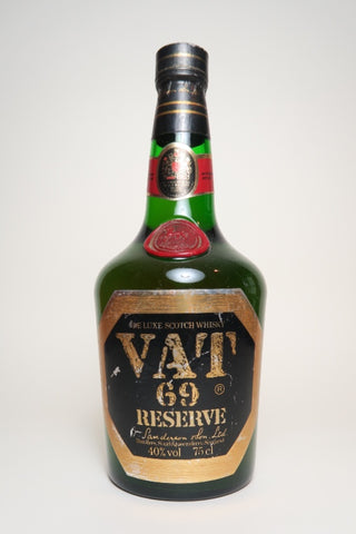 Sanderson's VAT 69 Reserve Finest Blended Scotch Whisky - 1970s (40%,	75cl)